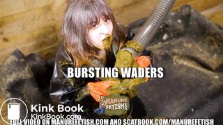 Cowshit Bursting Waders, ScatKings.com Scat Porn 16 ScatKings.com Scat Porn