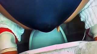 Diarrhea in blue panties, ScatKings.com Scat Porn 14 ScatKings.com Scat Porn