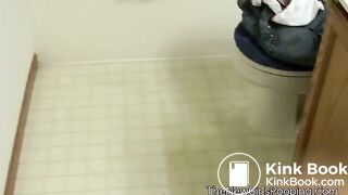 pretty brunette poops over the edge of her bathtub, ScatKings.com Scat Porn 9 ScatKings.com Scat Porn